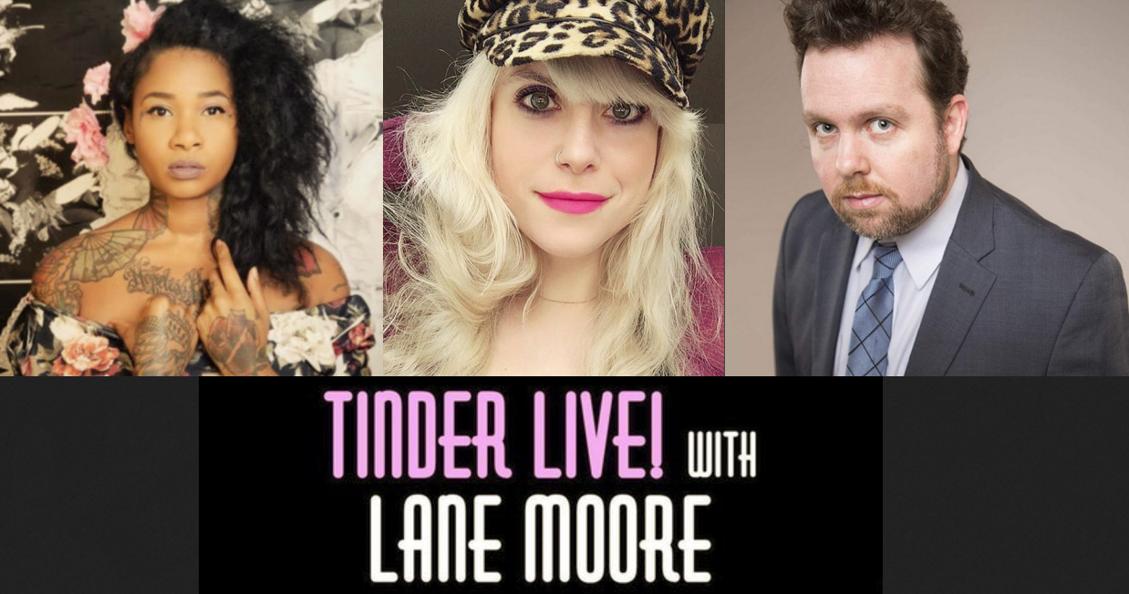 Jean Grae, Lane Moore, Connor Ratliff, and Chase Mitchell: "Tinder Live"